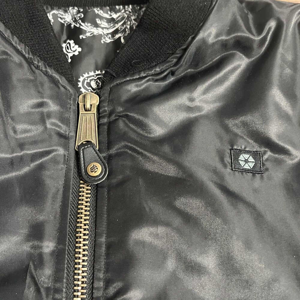 Southpole Boys Reversible Medium 12-14 Black‎ Bomber Skull Jacket - Picture 9 of 11